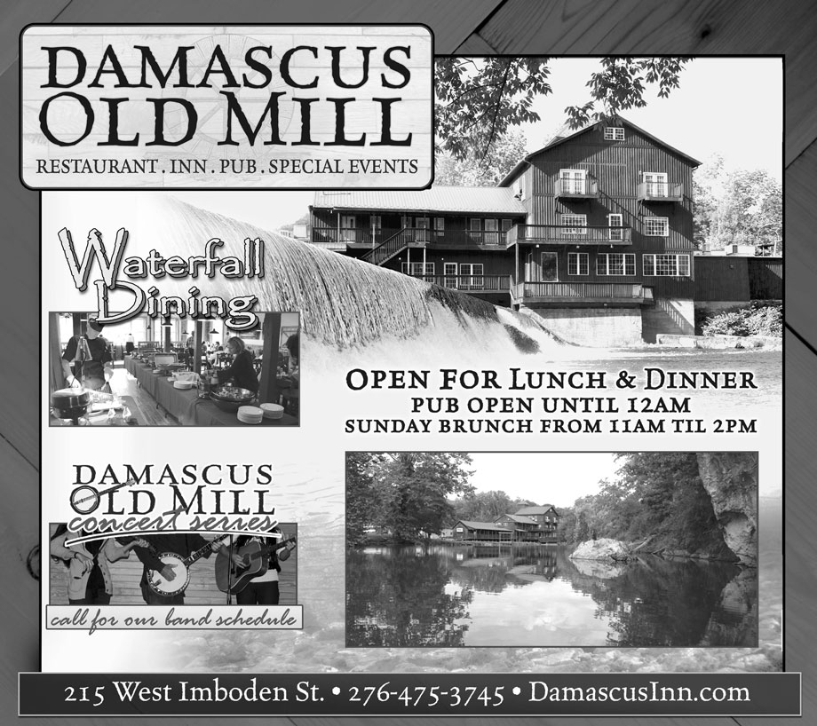 Damascus Inn Damascus, Virginia Tourist Attractions Damascus Old Mill Inn
