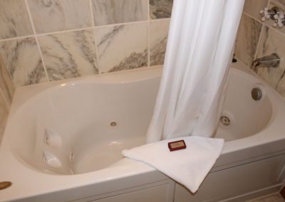 Book a room with a relaxing Jacuzzi tub at the Damascus Old Mill Inn.
