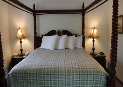 Our unique accommodations and hotel rooms offer antique furniture and premium linens.